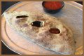 How big is a mellow mushroom calzone?